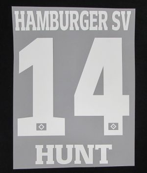 HSV Hamburger SV HUNT Flock 25 cm für adidas Away/3rd Trikot 2017-2018-2019-2020