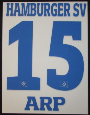 HSV Hamburger SV ARP Player Size Flock für adidas Home Trikot 2018-2019