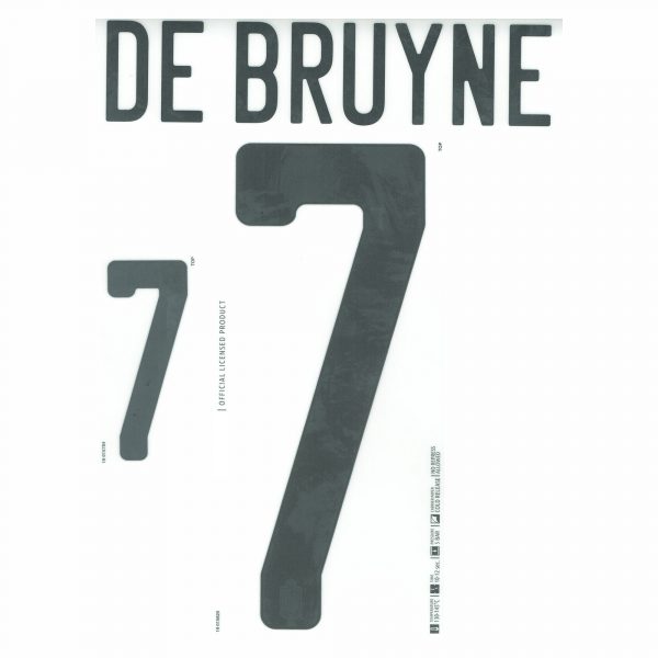Belgien Belgium DE BRUYNE-Flock adidas Away Trikot EM 2020/2021-WM 2022