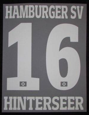 HSV Hamburger SV Hinterseer Player Flock 25 cm fürs adidas Away Trikot 2019-2020