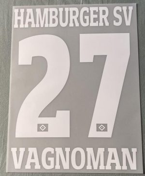 HSV Hamburger SV VAGNOMAN Player Flock 25cm f.adidas Away Trikot 2019-2020-2021