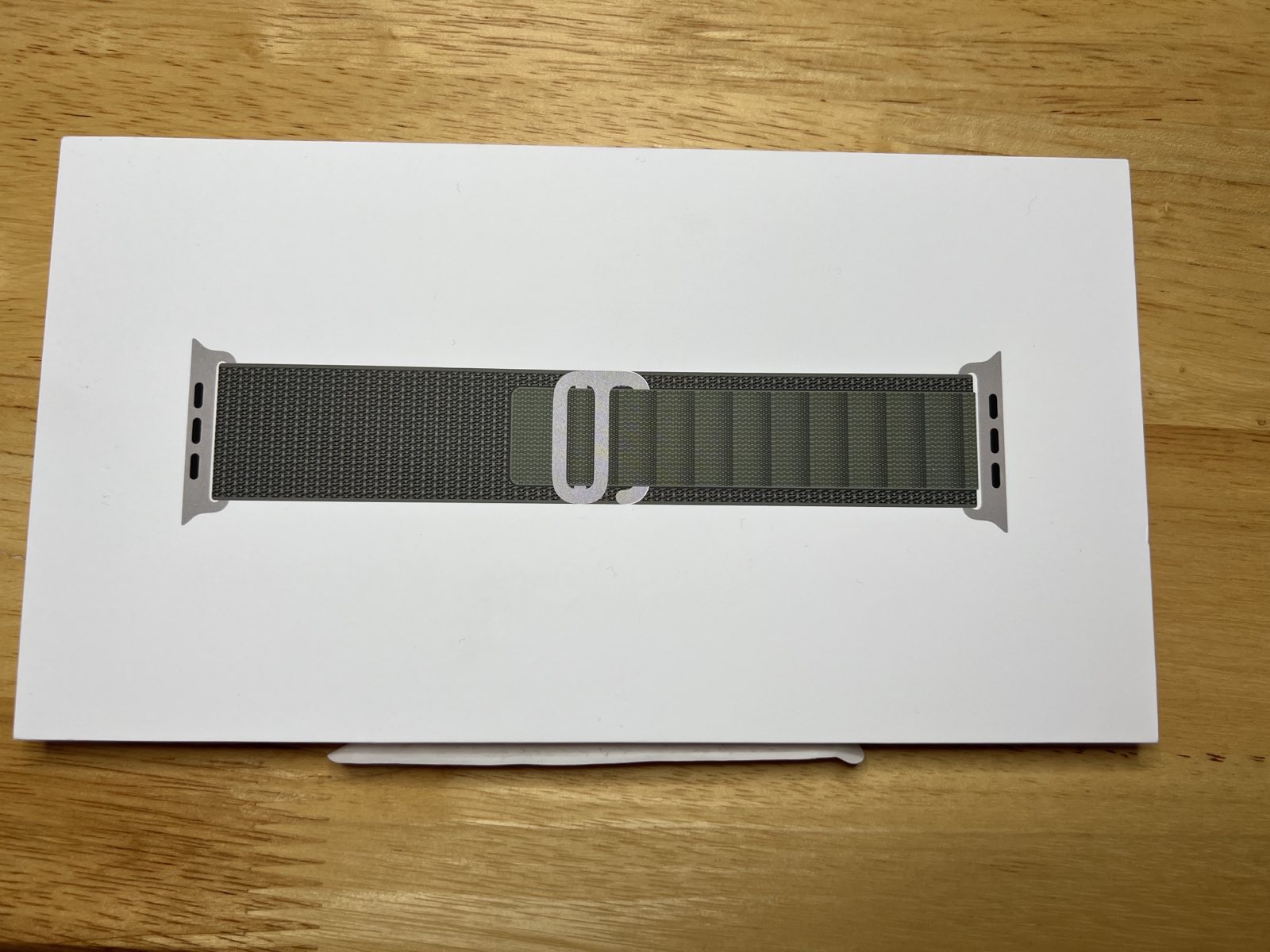 Original Apple Ultra Watch (49 mm) Armband L Alpine Loop Grün Größe L - Armband für 165‑210 mm Umfang