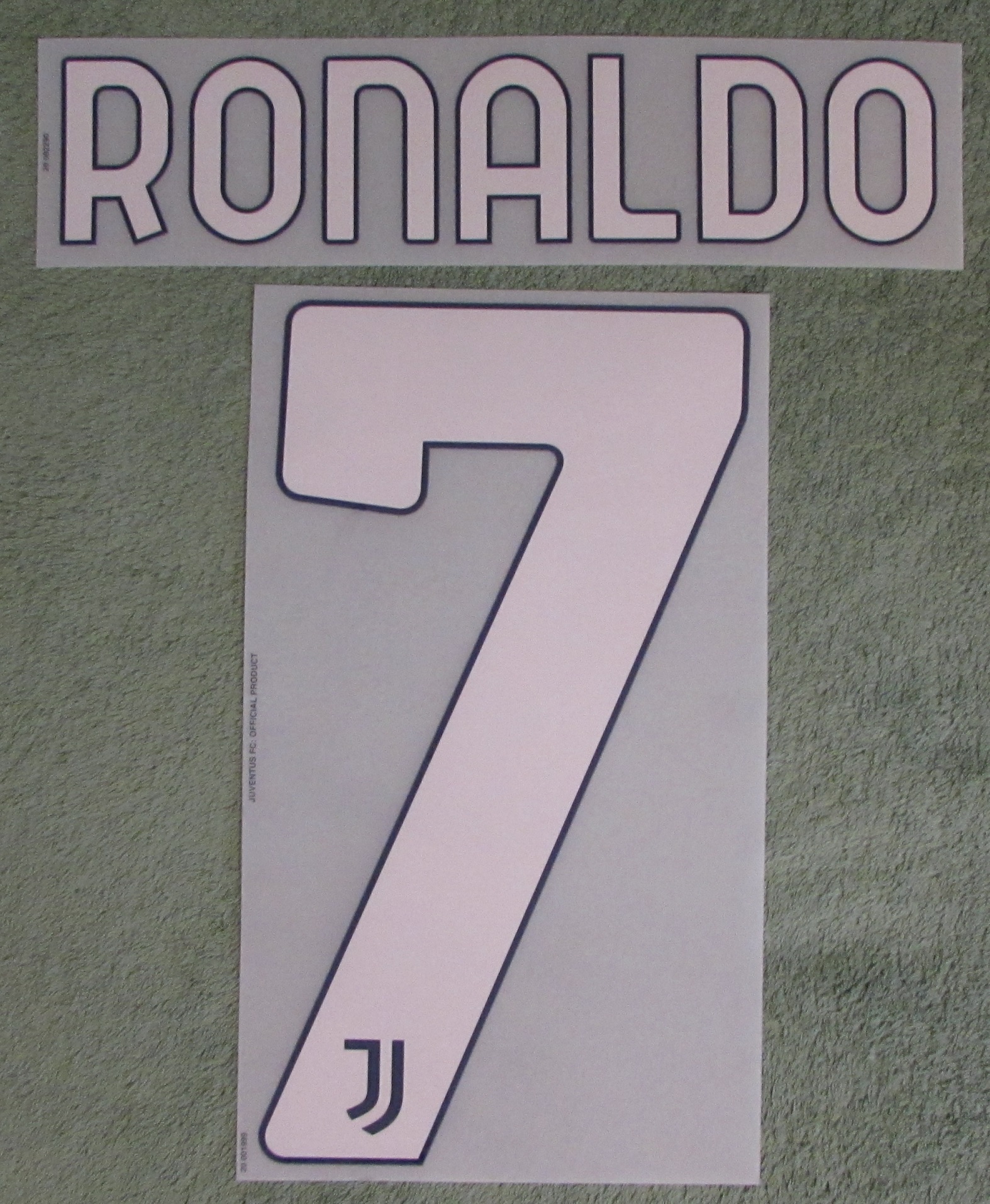 Juventus Turin Torino Player Flock fürs adidas Away Trikot Ronaldo 2020-2021