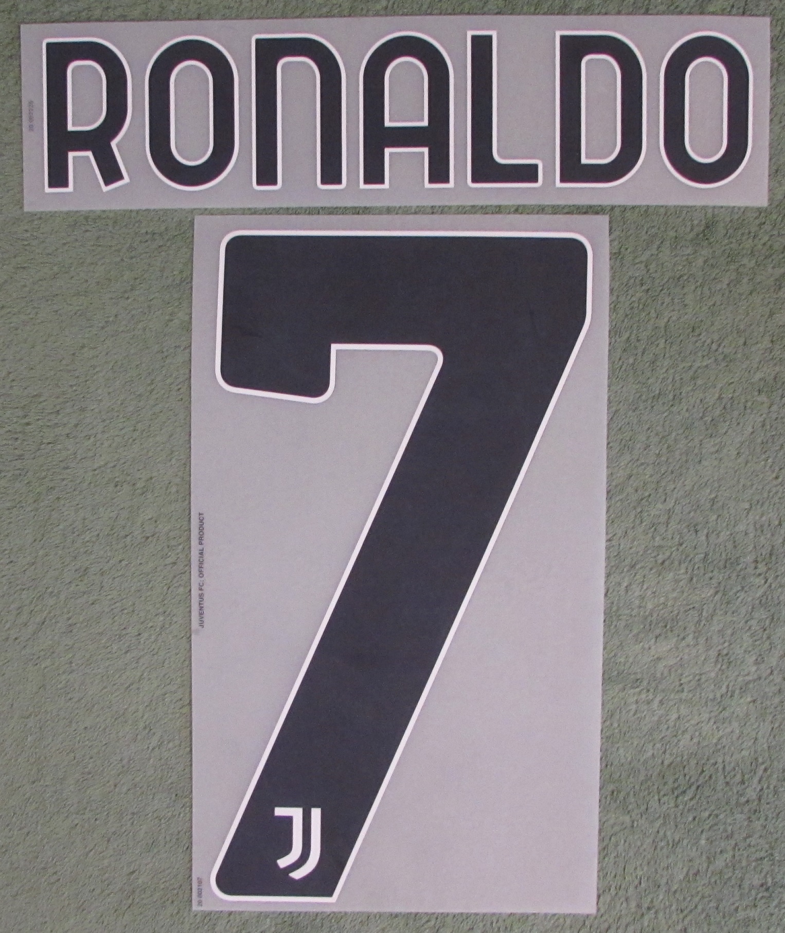 Juventus Turin Torino Player Flock fürs adidas Home Trikot Ronaldo 2021