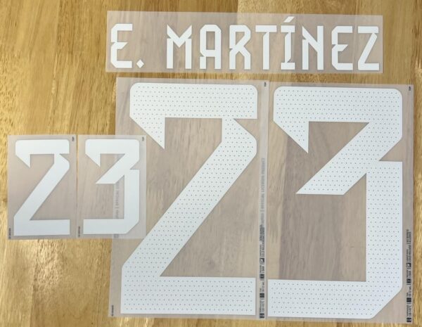 Argentinien E.MARTINEZ Player Flock fürs adidas TW Trikot FIFA WM 2022-2024