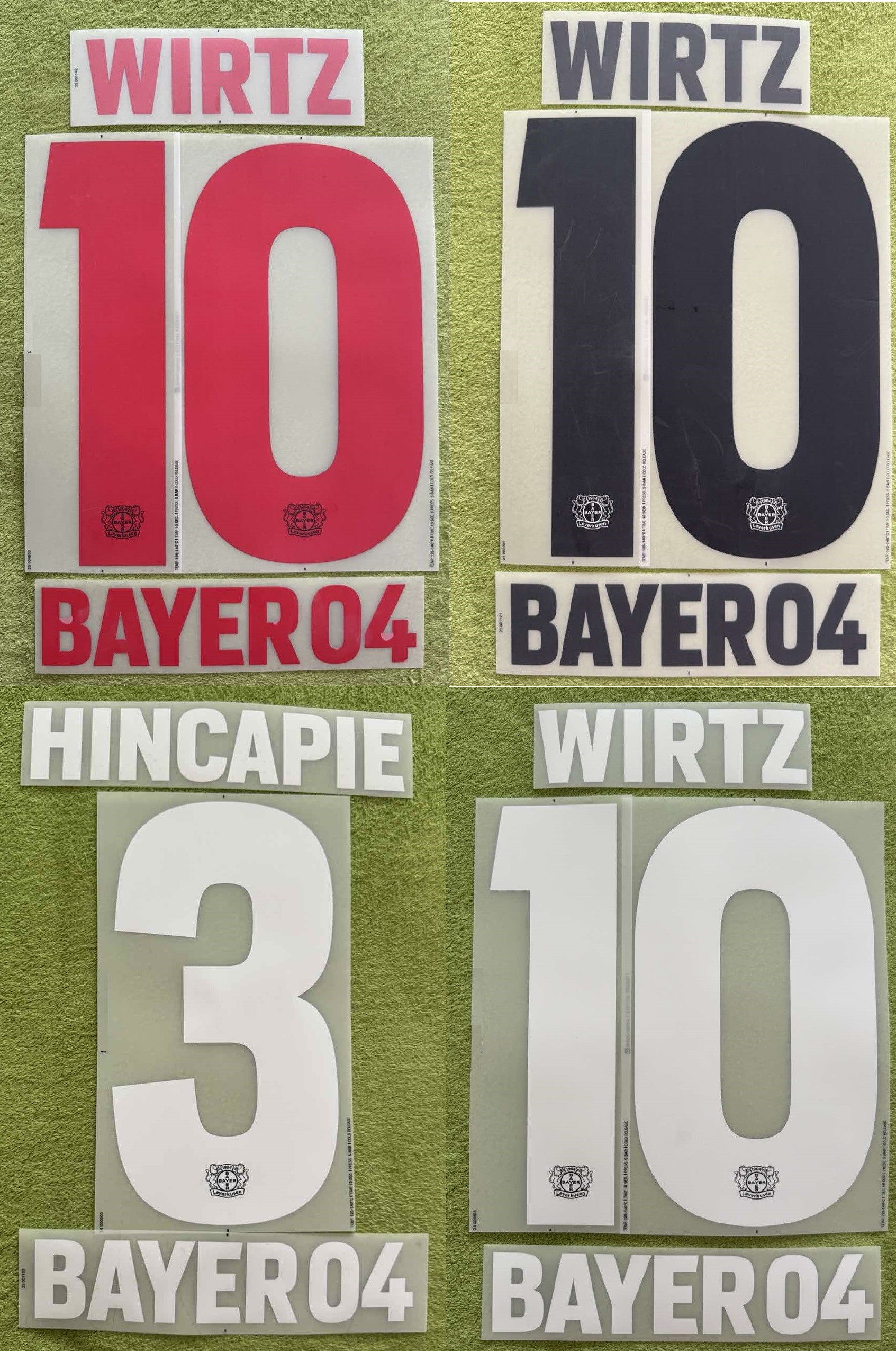 Bayer 04 Leverkusen Spieler Wunsch-Flock Castore Home/Away/3rd/Ausweich Trikot 2023-2024