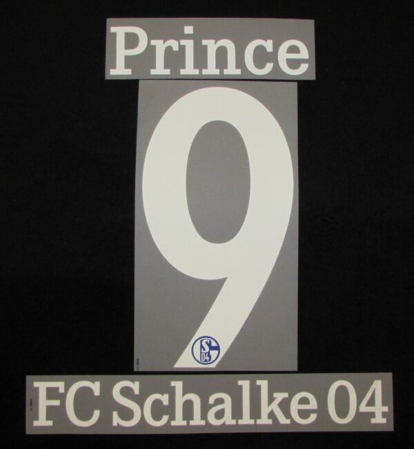 FC Schalke 04 Boateng Spieler Flock 25cm für adidas Home Trikot 2013-2014-2015