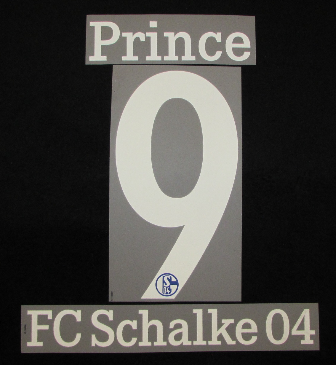 FC Schalke 04 Meyer Spieler Flock 25cm für adidas Home Trikot 2013-2014-2015