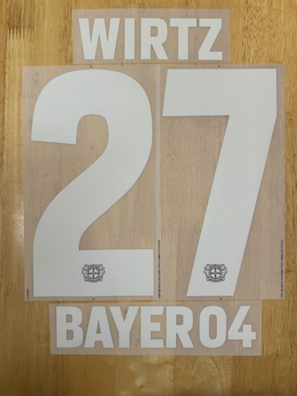 Bayer 04 Leverkusen Spieler Flock WIRTZ Castore Away Trikot 2023-2024 Nr.27