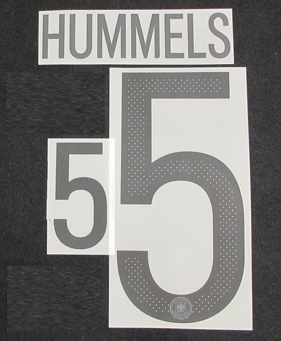 DFB Deutschland HUMMELS Flock für adidas Home Trikot EM 2016-Q.WM 2018