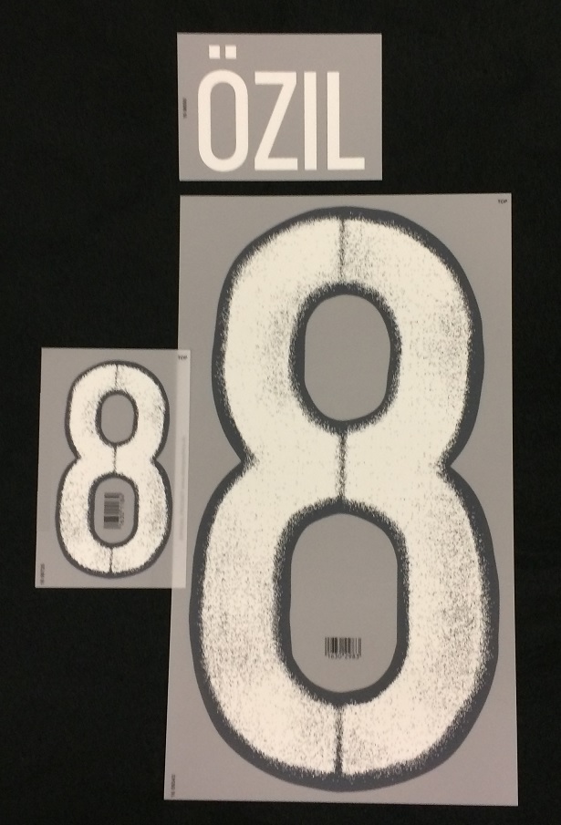 DFB Deutschland ÖZIL Flock für adidas Away Trikot EM 2016-Q.WM 2018