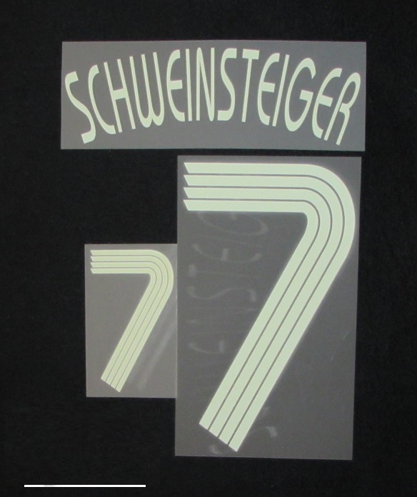 DFB Deutschland SCHWEINSTEIGER Flock für adidas Away Trikot WM 2006-Q.EM 2008