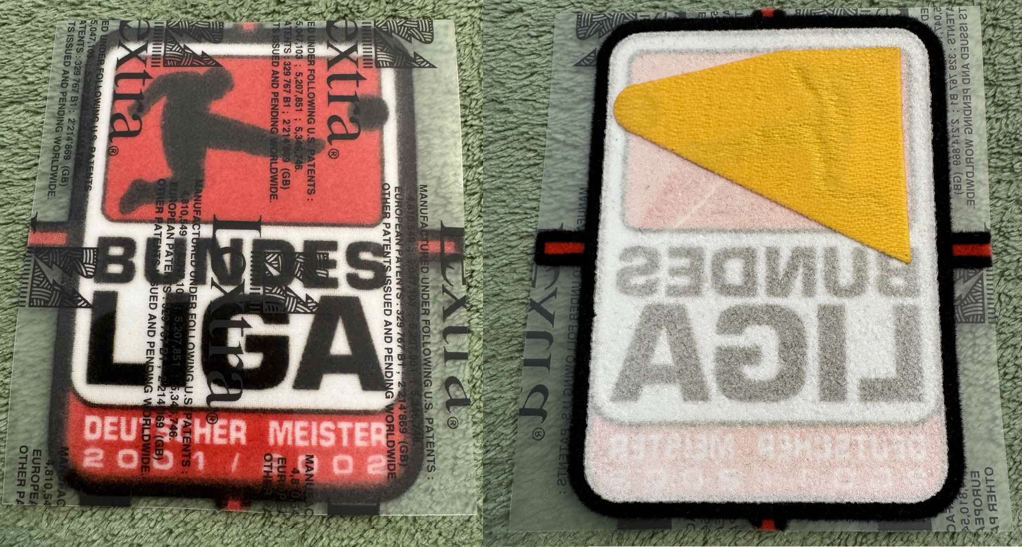 Original 1 Stück Bundesliga Badge Patch für das Meister Trikot 2001-2002