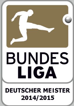 Original 1 Stück Bundesliga Kids Badge Patch für das Meister Trikot 2014-2015