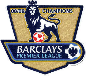 Original Patch Sporting ID Premier League Champions 2008-2009 Manchester United