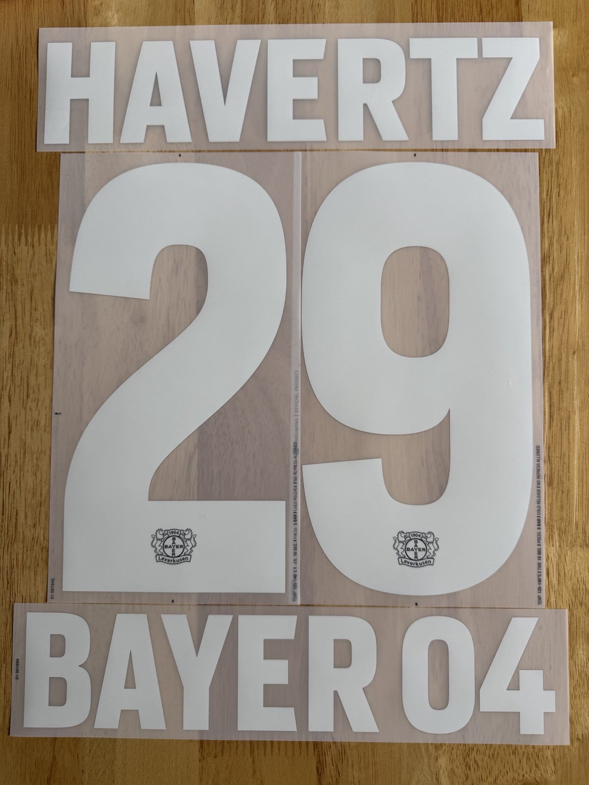 Bayer 04 Leverkusen Spieler Flock Havertz JAKO Home Trikot 2021-2022