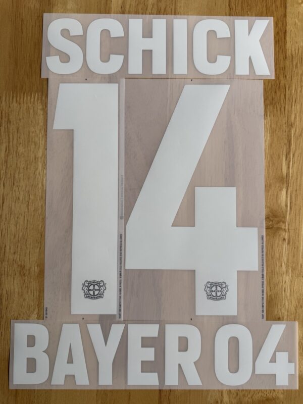 Bayer 04 Leverkusen Spieler Flock Schick JAKO Home Trikot 2021-2022