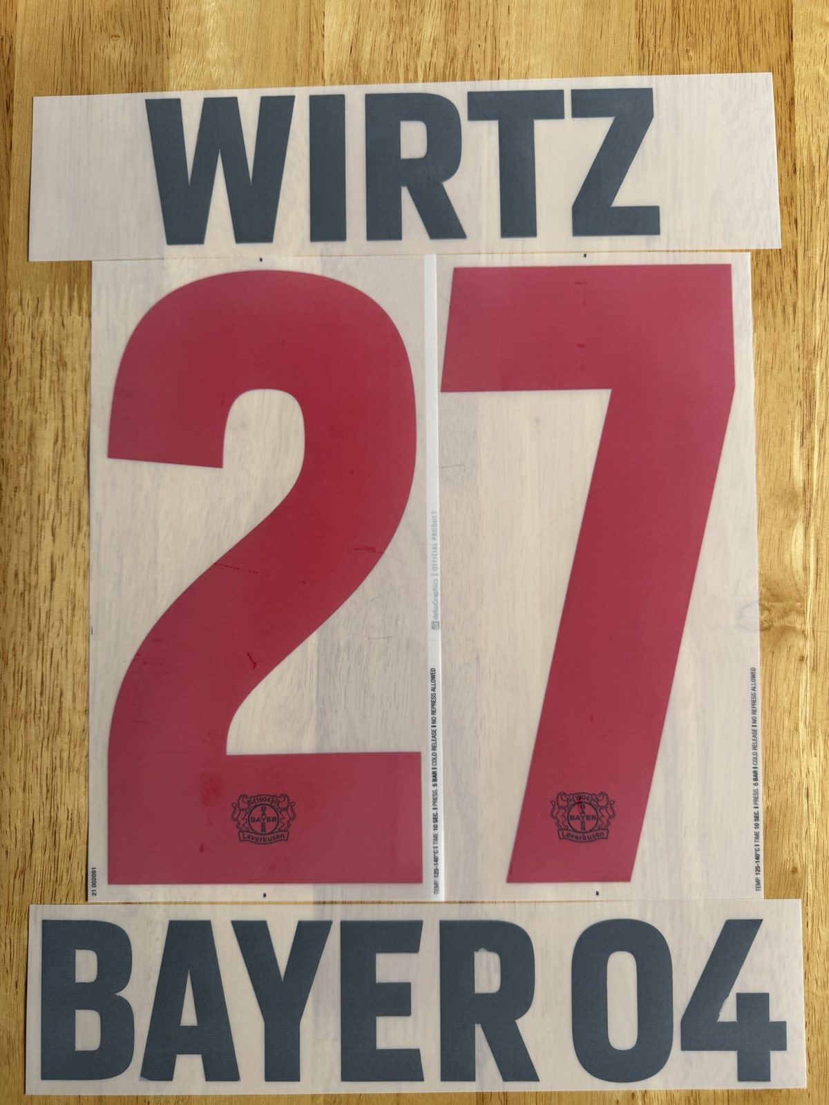 Bayer 04 Leverkusen Spieler Flock Havertz JAKO Home Trikot 2021-2022