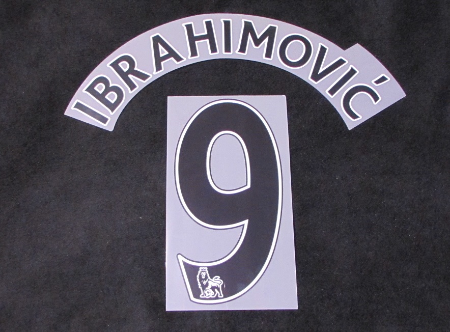 Manchester United FC Ibrahimovic Flock für adidas Premiership Away Trikot 2016-2017