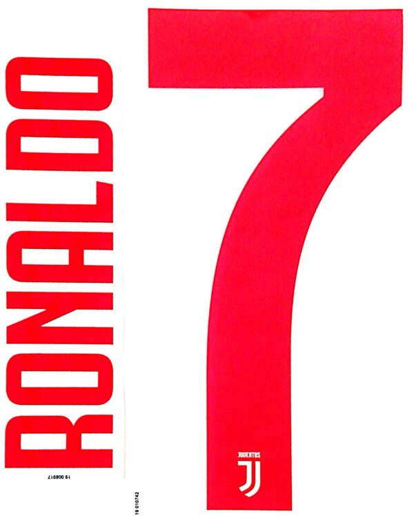 Juventus Turin Torino Player Flock fürs adidas Away Trikot Ronaldo 2019-2020 – Bild 2