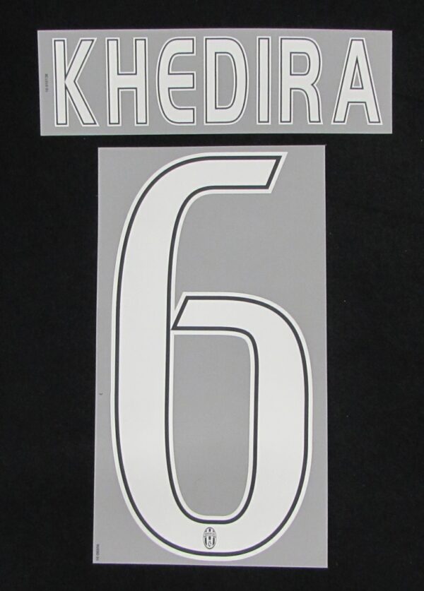Juventus Turin Torino Player Flock fürs adidas Home/Away/3rd Trikot Khedira 2016-2017