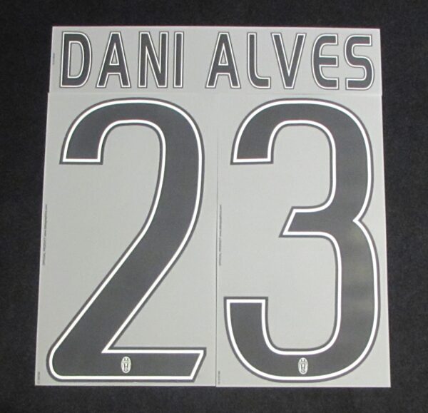 Juventus Turin Torino Player Flock fürs adidas Home/Away/3rd Trikot Dani Alves 2016-2017