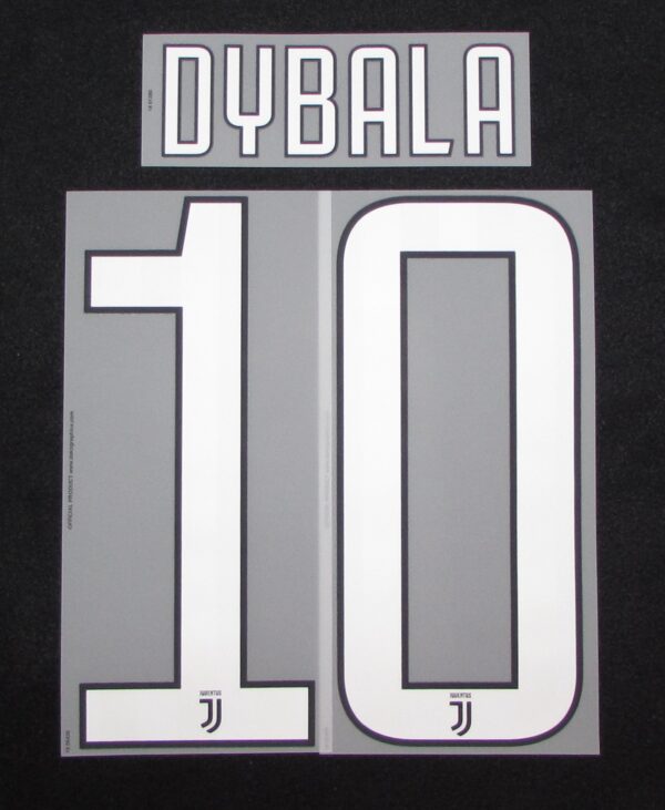 Juventus Turin Torino Player Flock fürs adidas Home Trikot Dybala 2017-2018