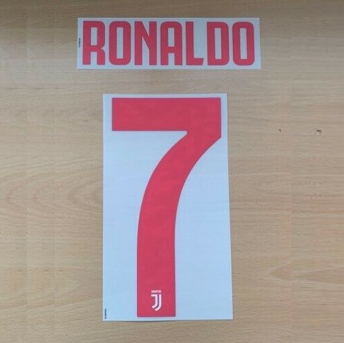 Juventus Turin Torino Player Flock fürs adidas Away Trikot Ronaldo 2019-2020