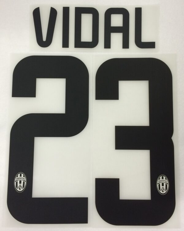 Juventus Turin Torino Player Flock fürs Nike Home Trikot Vidal 2014-2015